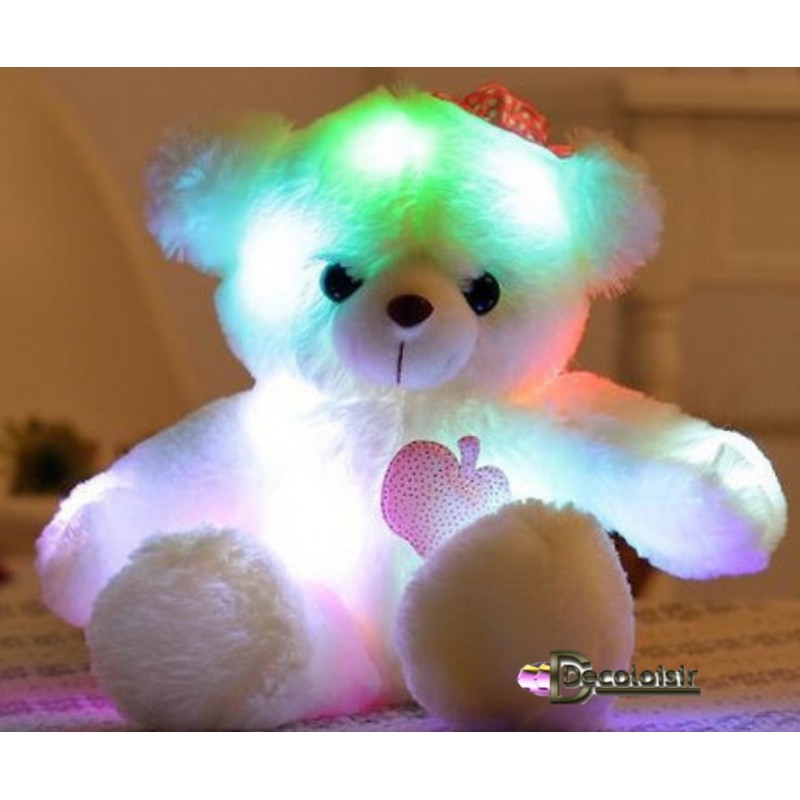 OURS teddy PELUCHE  MULTI COLOR fille