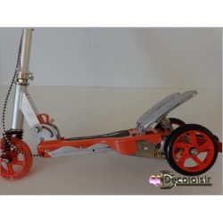 trade et distribution Dual Pedal Scooter Trottinette Rouge 