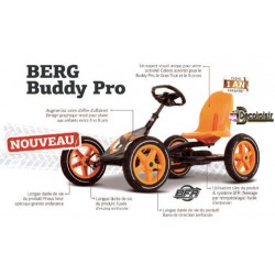 BERG Kart à pédales enfant Buddy Grey édition spéciale