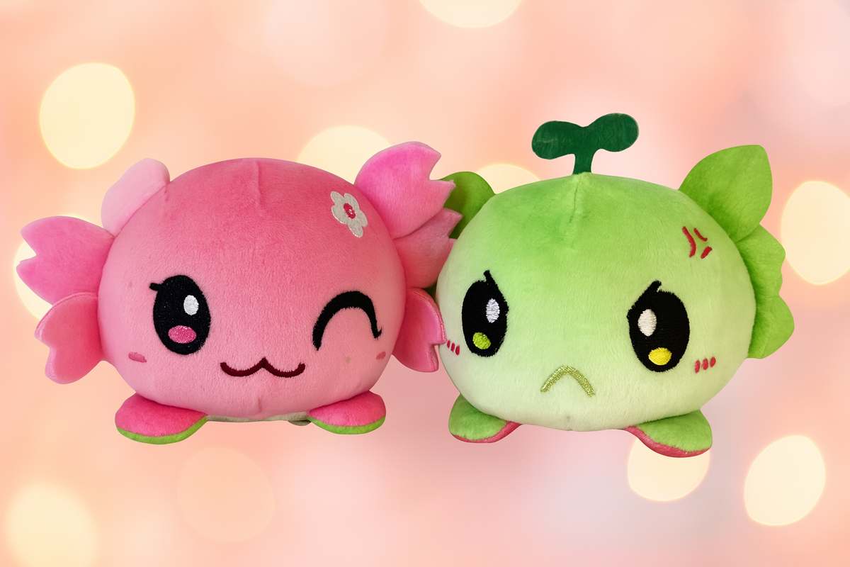 Peluche 2 en 1  AXOLOTL