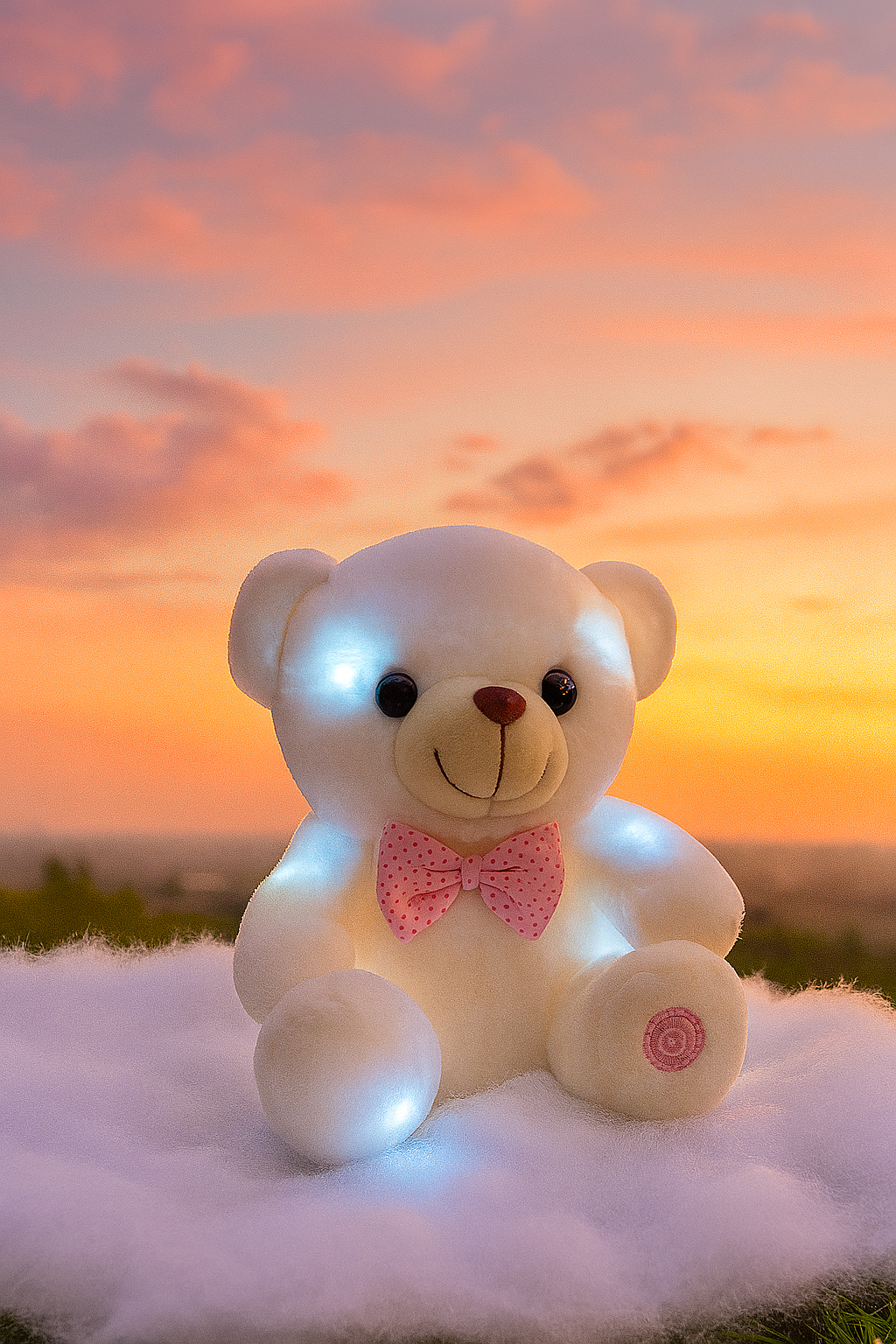 Peluche ourson LED