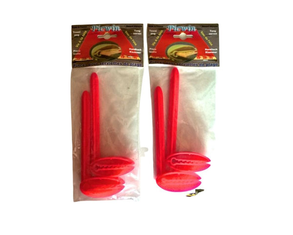 Pinces à serviettes de plage x 4