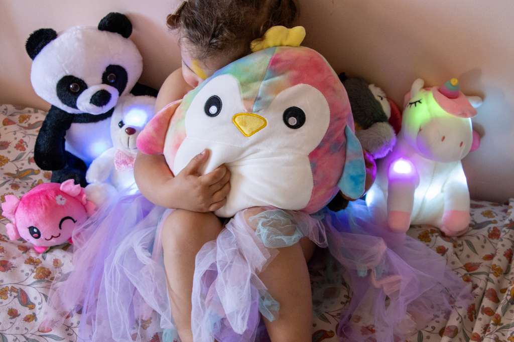 Peluche multicolore Pingouin